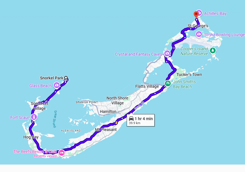 Bermuda snorkel sites